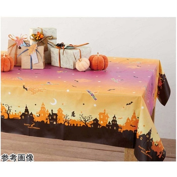 ハロウィンプリントシート テーブルクロス 120×150cm 両面 アズワン