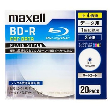 25GB BD-R データ用 4倍速/20枚 エスコ
