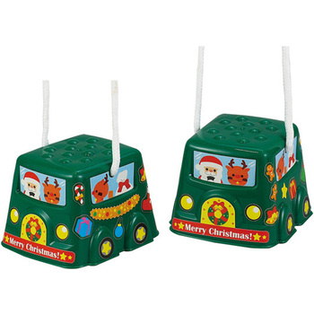 スタンプぽっくり サンタカー シール アーテック