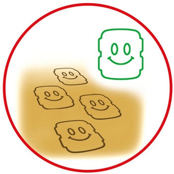 スタンプぽっくり サンタカー シール アーテック