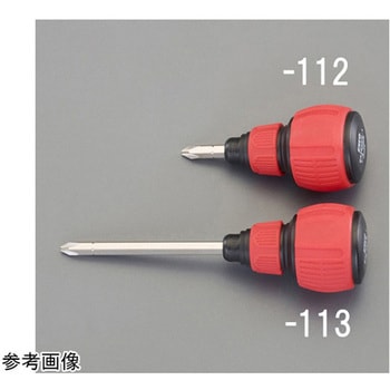 # 2x6.0mm[+ -]ドライバー 差替・パワーグリップ エスコ