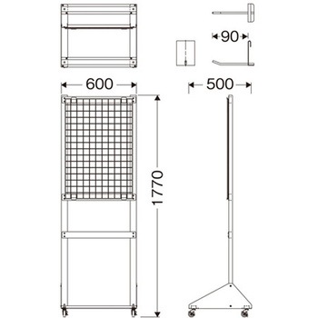 HGステンレスハンガー スタンド式 CONDOR(山崎産業)