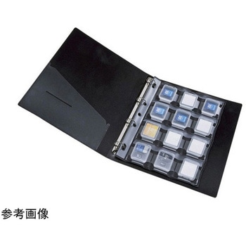 53x 8x 44mm コンパクトフラッシュカードケース 6個 エスコ