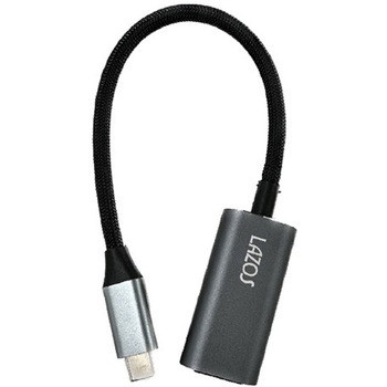 変換アダプタ HDMI to TypeC 1ケース 6個入 Lazos