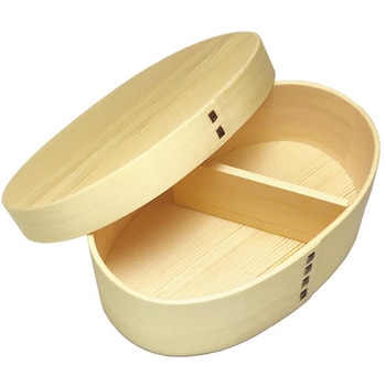 曲げワッパ小判弁当 ナチュラル 丸十