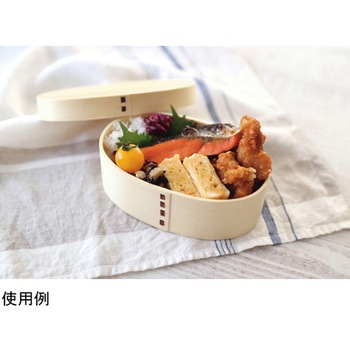 曲げワッパ小判弁当 ナチュラル 丸十