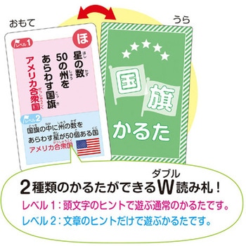 人気かるた4点 ことわざ・星座・国旗・都道府県 アーテック