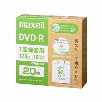 4.7GB DVD-R 16倍速/20枚 エスコ