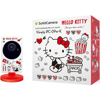 ハローキティモデル IPカメラ Viewla IPC-09w-K アズワン