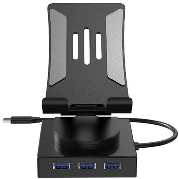 10in1 スタンド型 USB Type-C ドッキングステーション 4個セット Lazos