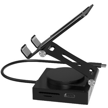 10in1 スタンド型 USB Type-C ドッキングステーション 4個セット Lazos