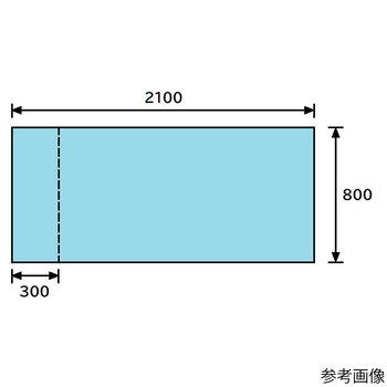 ストレッチャーカバー 片側ポケットB 1ケース 80枚入 アイテックス