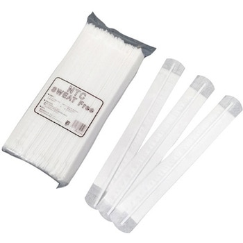 SWEAT Free 額用汗パッド 50枚入り 白 縦35mm×幅260mm アズワン