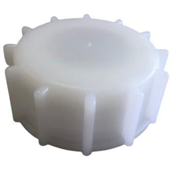 ポリタンク10L-BL2口用穴無しキャップ 10個入 アズワン