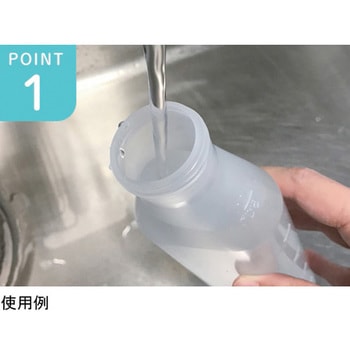 陰洗ボトル シャワータイプ 500ml 40本入 シンリョウ