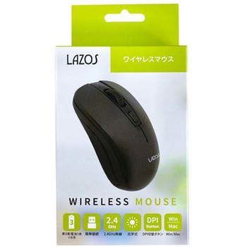 ワイヤレスマウス 2.4GHz 1ケース 20個入 Lazos