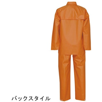 雨衣 ナダレス レンジヤ-ス-ツ オレンジ 5L ジンナイ