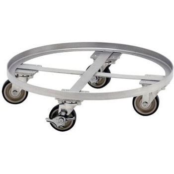 ステンレスドラム缶台車 テックサス(旧：本庄厨房機器製作所)