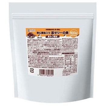 鉄&亜鉛入り葛ゼリーの素 黒みつ風味 600g 12個入 名糖産業