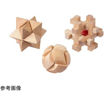 木製パズル6個セット やわらかあたま君 キヨラカ