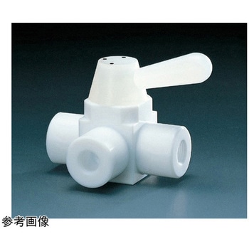 三方ボールバルブ Rc1/2 フッ素ゴム アズワン