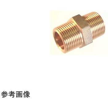 銅合金 角ニップル BC 6N1-1/2 鈴木ブロンズ継手