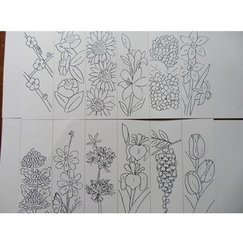 ぬり絵屏風 スマイルファクトリー