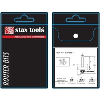 Rabbeting & Bearing Set 裏板べニアビット - STAX TOOLS