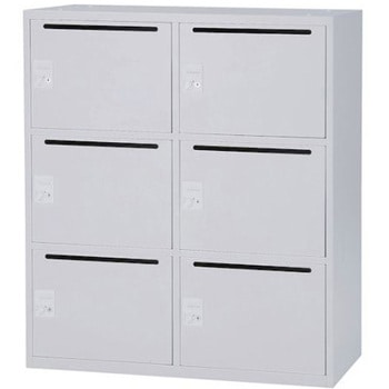 パーソナルロッカー6人用 IC錠 ホワイト 井上金庫販売