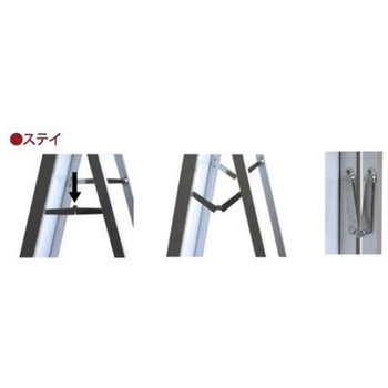 ポスターグリップスタンド看板パンフレットケース付 屋外用 A1両面シルバー アズワン