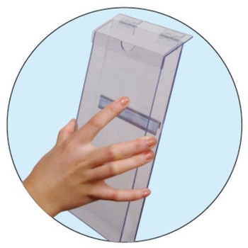 ポスターグリップスタンド看板パンフレットケース付 屋外用 B1片面ブラック 常磐精工