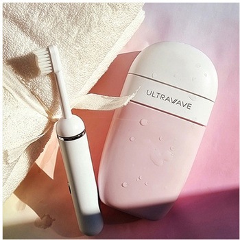 音波歯ブラシ UV-C 99.9%除菌機能付き ピンクグレー MEDIK(メディク)
