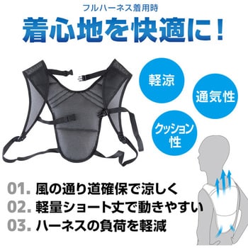 フルハーネス専用インナーパット(ショートタイプ) ブレイン