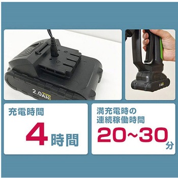 充電式タンクレス高圧洗浄機 強力ウォーターガン用バッテリー サンコー(電子機器)