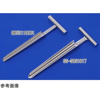 ステン半固形物サンプラー コンパクト 1.6×12.5×18.0cmL アズワン