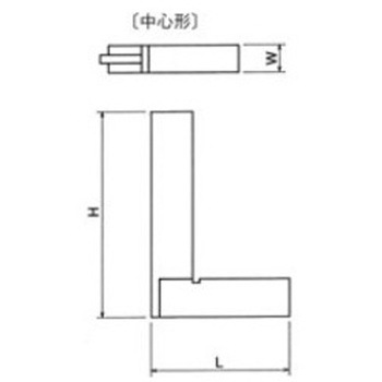 台付スコヤ 1級焼入/FC102 DS1-100 大菱計器製作所