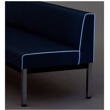 蓄光ロビーベンチ背付 W1800 ブルー ミズノ