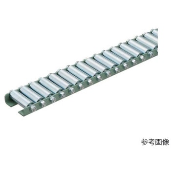 ホイールコンベヤ 重荷重用切削用 Φ30MM 幅80MM ピッチ35MM 機長2000MM 太陽工業