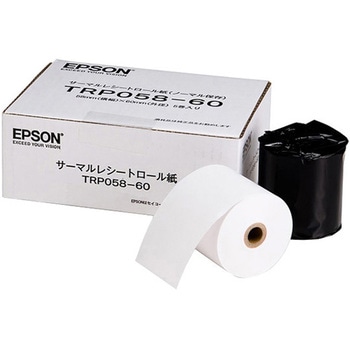 TM-m10シリーズ用 サーマルレシートロール紙/ノーマルタイプ/58mm幅/外径60mm/5巻入り EPSON