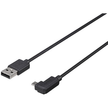 USB2.0ケーブル A-microB L字右向き 1.5m ブラック BUFFALO(バッファロー)