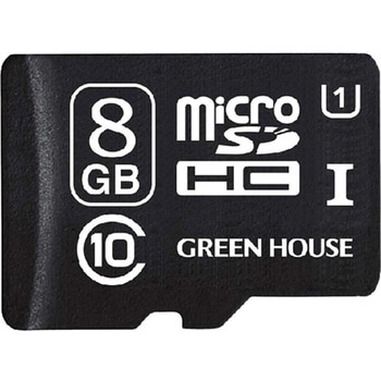 microSDHCカード UHS-I U1 クラス10 8GB グリーンハウス