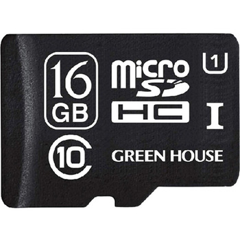 microSDHCカード UHS-I U1 クラス10 16GB グリーンハウス
