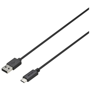 USB2.0 A-C やわらかケーブル 1m ブラック BUFFALO(バッファロー)