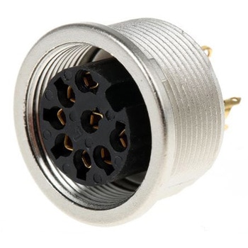 Lumberg DINソケット 8極 メス パネルマウント LUMBERG