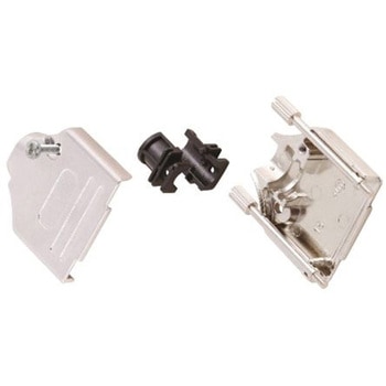 MH Connectors D-Sub バックシェエル MHDTZK-RA シリーズ 37 極 C， シルバー， MHDTZK37-RA-K MH CONNECTORS