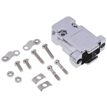 MH Connectors D-Sub バックシェエル MHCCOV-MP シリーズ 9 極 E， シルバー， MHCCOV-9SC-MP MH CONNECTORS