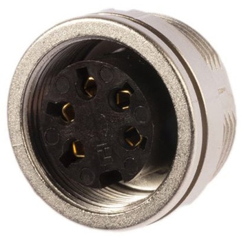 Lumberg DINソケット 5極 メス パネルマウント LUMBERG