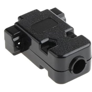 MH Connectors D-Sub バックシェエル MHCCOV シリーズ 9 極 E， 黒， MHCCOV-9SC-BK MH CONNECTORS