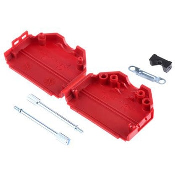 MHDPPK25-R-K MH Connectors D-Sub バックシェエル MHDPPK-SLIM シリーズ 25 極 B， 赤， MHDPPK25-R-K MH CONNECTORS