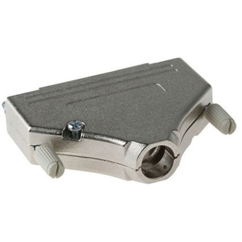 MH Connectors D-Sub バックシェエル MHDTZK-RA シリーズ 37 極 C， シルバー， MHDTZK37-RA-PC-K MH CONNECTORS